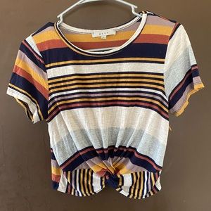 Stripped crop top